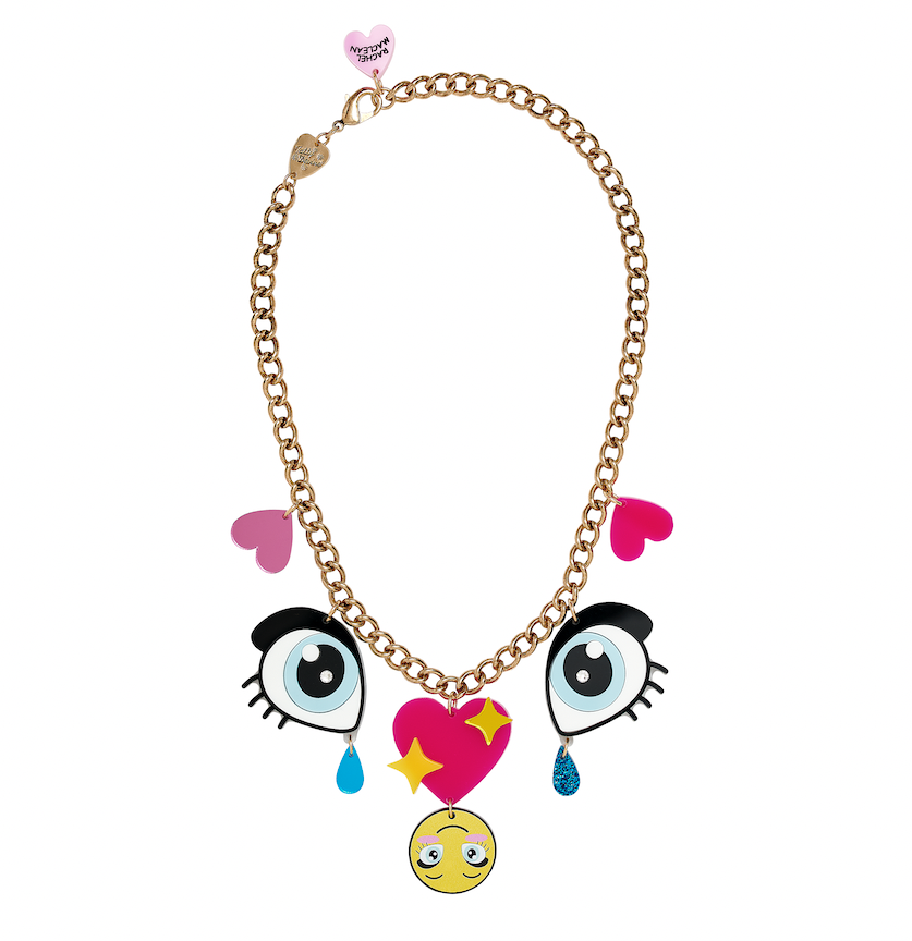 UPSIDE DOWN HEART Pendant  Tatty Devine X Rachel Maclean