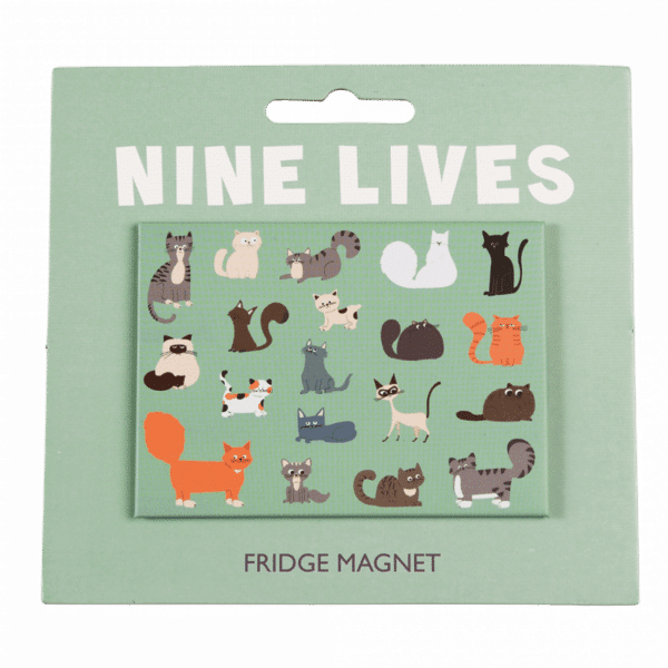 Nine Lives Fridge Magnet