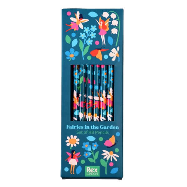 Fairies In The Garden HB Pencils (Set of 6)