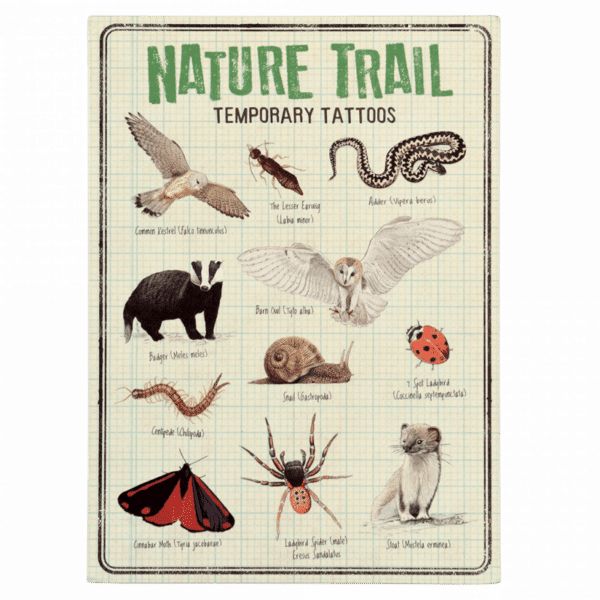 Nature Trail Temporary Tattoos