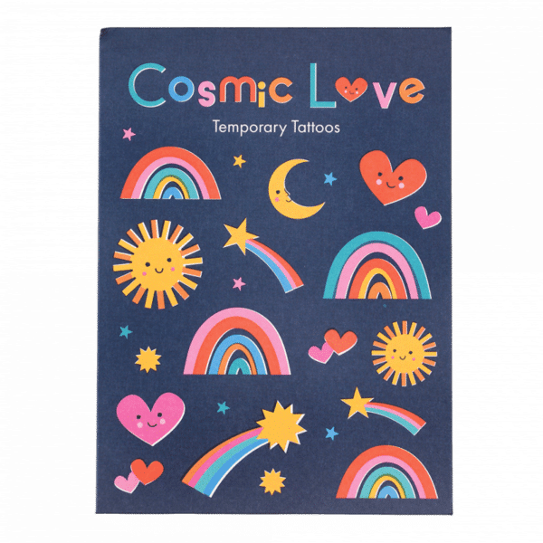 Cosmic Love Temporary Tattoos