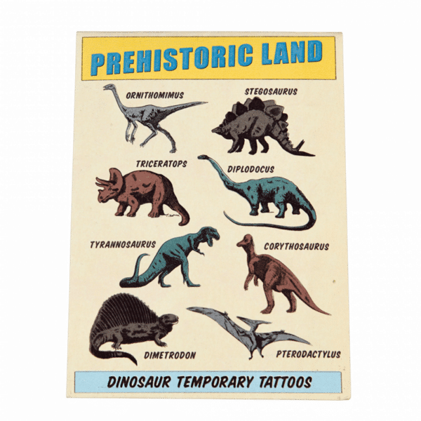 Prehistoric Land Temporary Tattoos