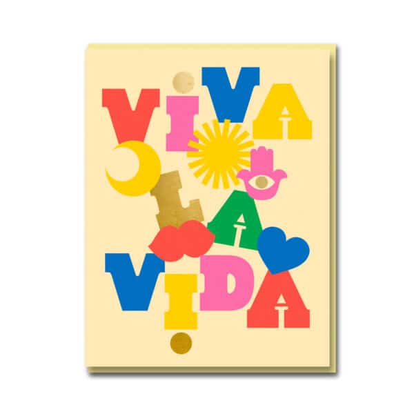 Vida La Vida Greetings Card