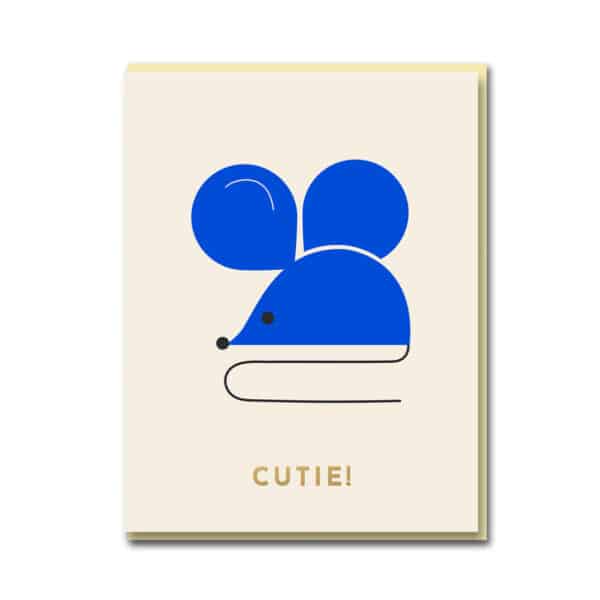 Cutie Mouse Greetings Card