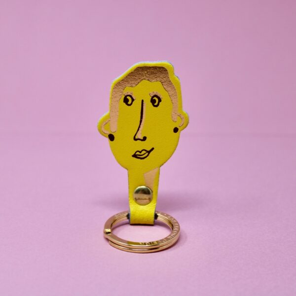 You & Me, His & Her Key Fob - Yellow Female