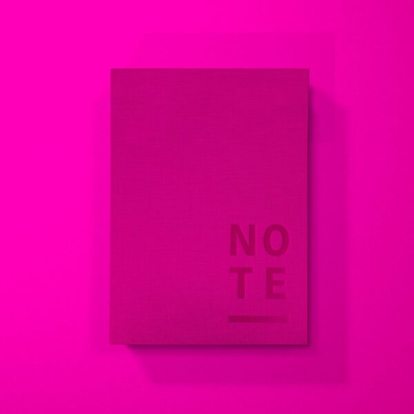 Blank Canvas Notepad - Fuschia