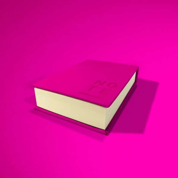 Blank Canvas Notepad - Fuschia - Image 2