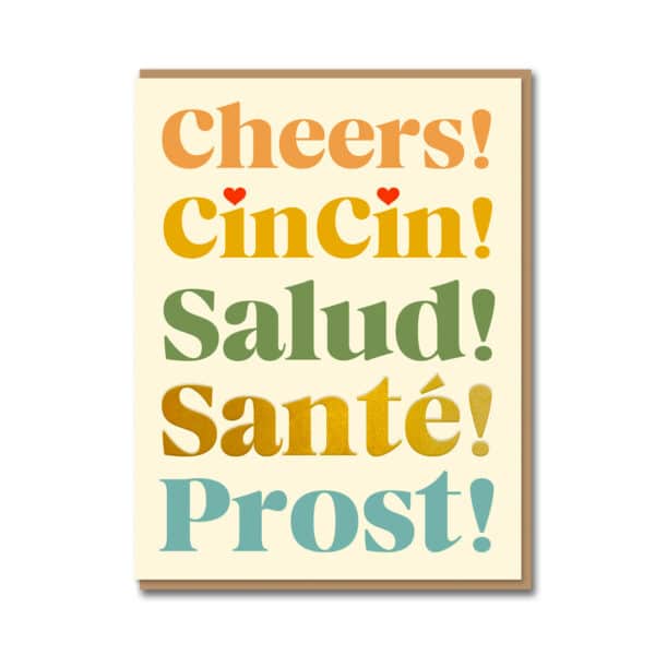 Cheers Greetings Card