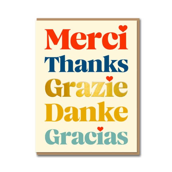 Merci Greetings Card